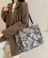 Spring Jacquard Embroidered Large Capacity Handbag